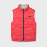 Reversible padded waistcoat for boys