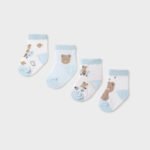 Set of 4 newborn socks
