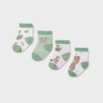 Set of 4 newborn socks