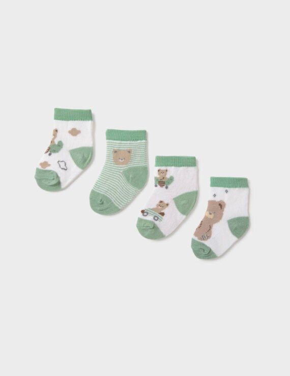 Set of 4 newborn socks