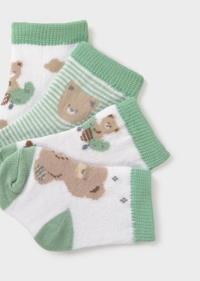 Set of 4 newborn socks