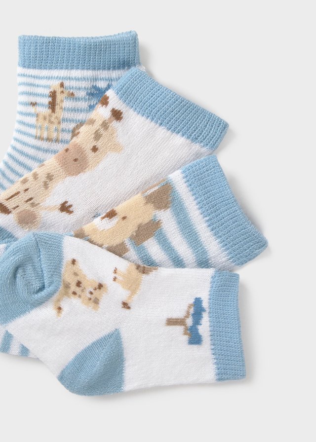Set of 4 newborn socks
