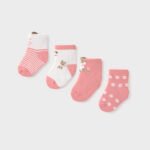 Set of 4 newborn socks