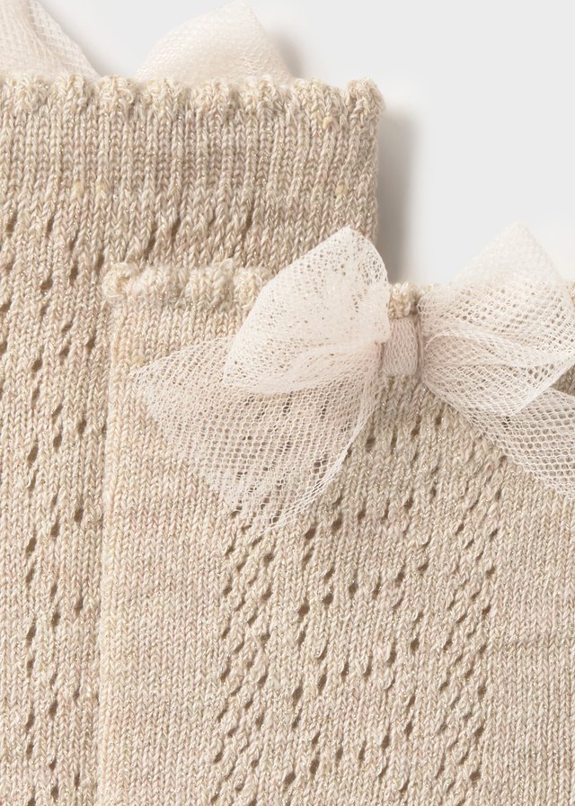 Baby bow sock