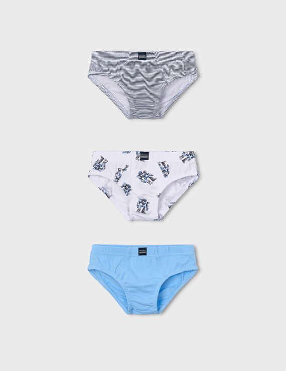 Set of 3 boys' briefs