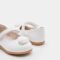 Baby flower patent leather ballerina