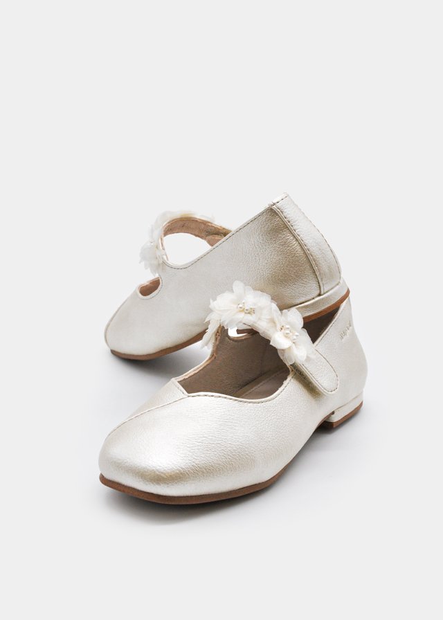 Flower ballerina shoes