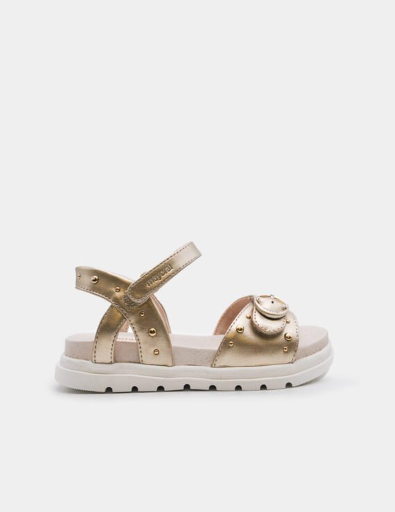 Girl's studded sandals