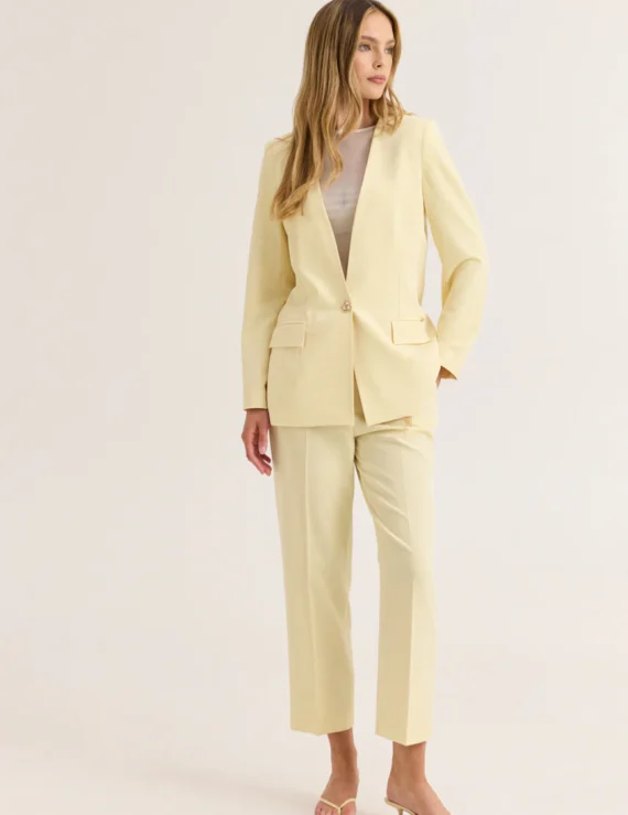 Women suit yellow