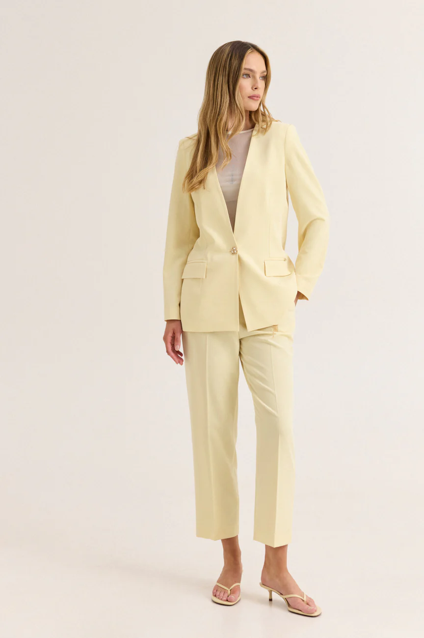 Women suit yellow