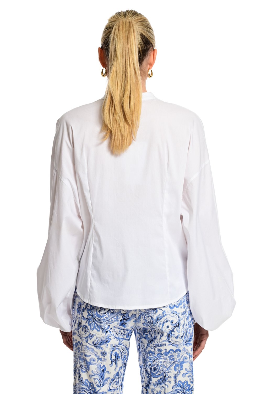 White Motif Shirt