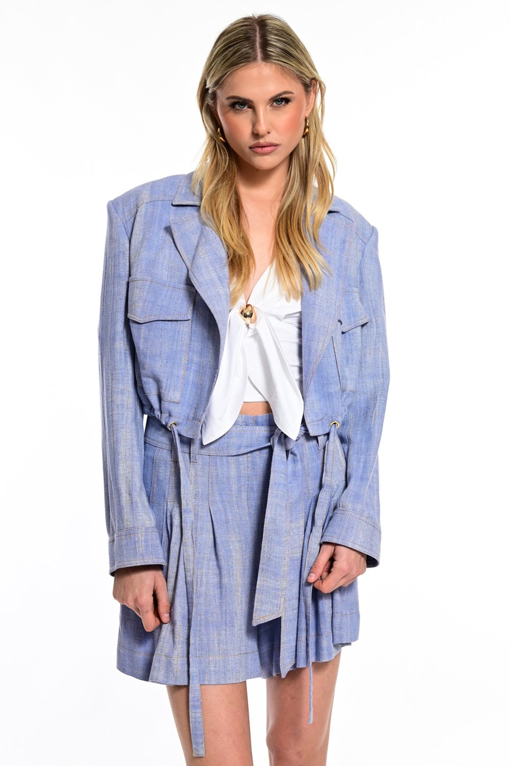 Linen oversize jacket