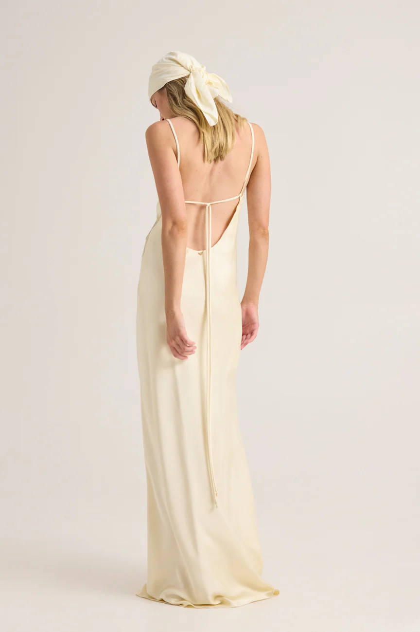 Silk lace dress