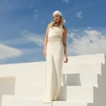 Silk lace dress