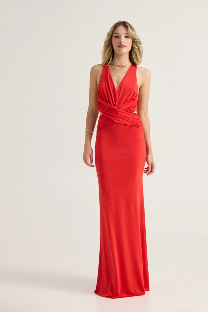 Red dress