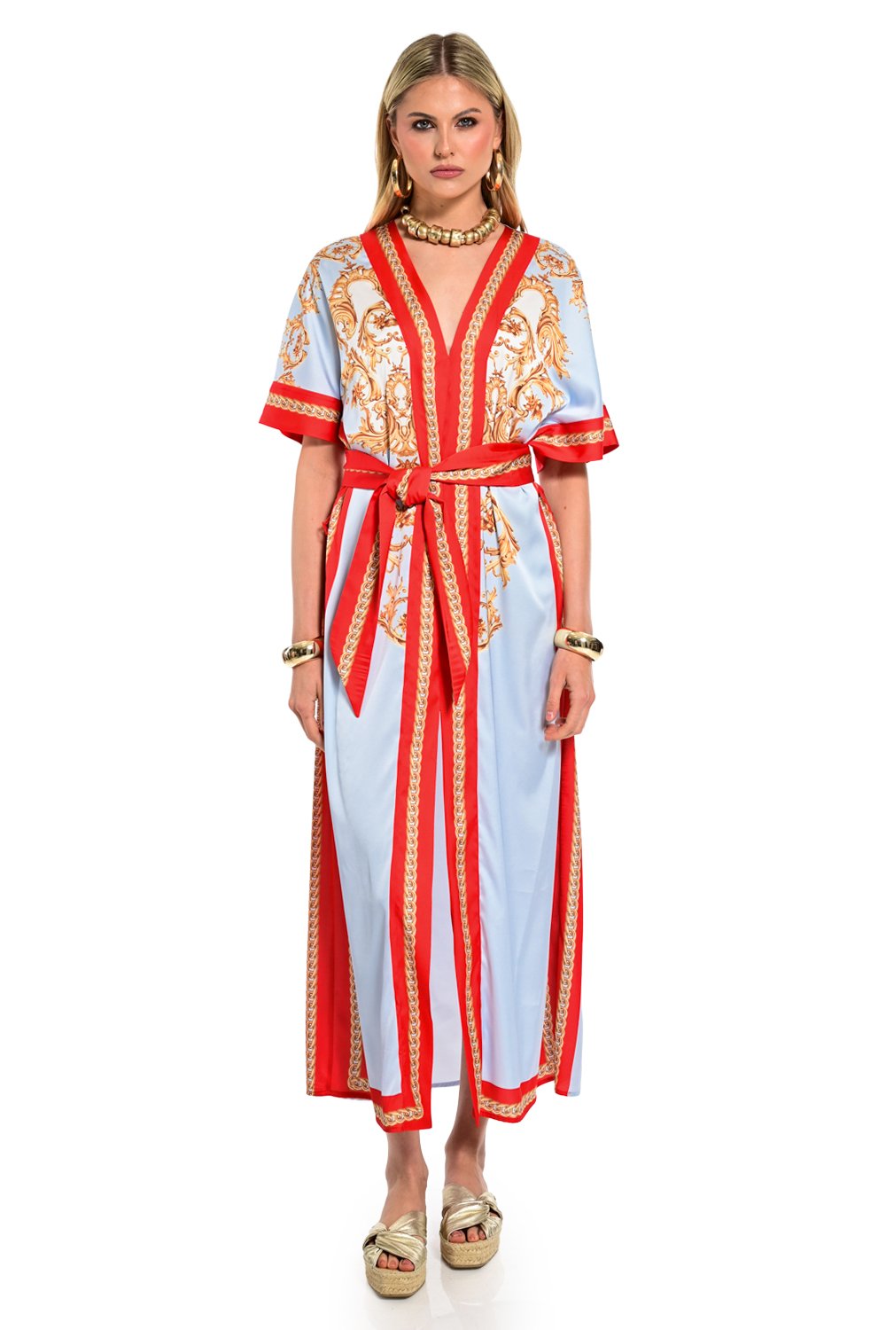 Versace print dress