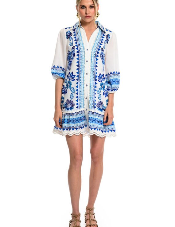 Print short dress