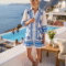 Print short dress