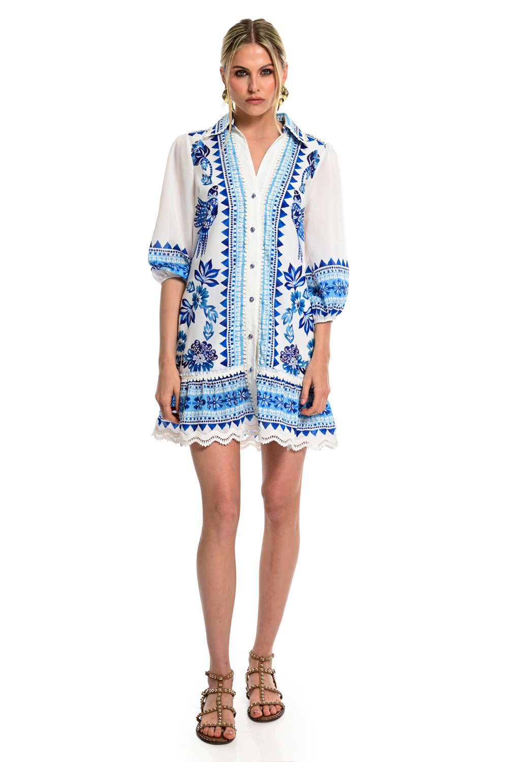 Print short dress