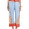 Shirt and pants silk print set