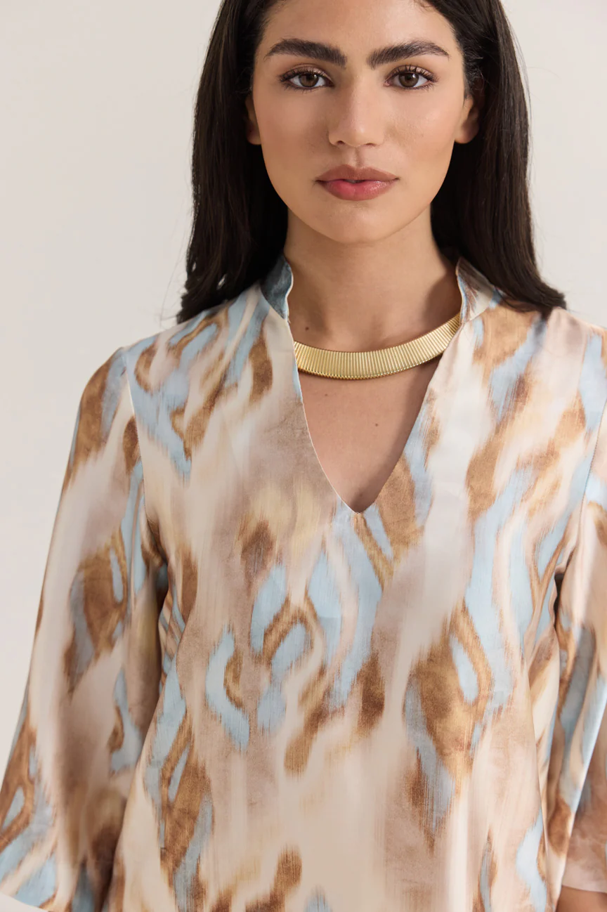 Kaftan dress silk