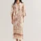 Kaftan dress silk