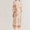 Kaftan dress silk