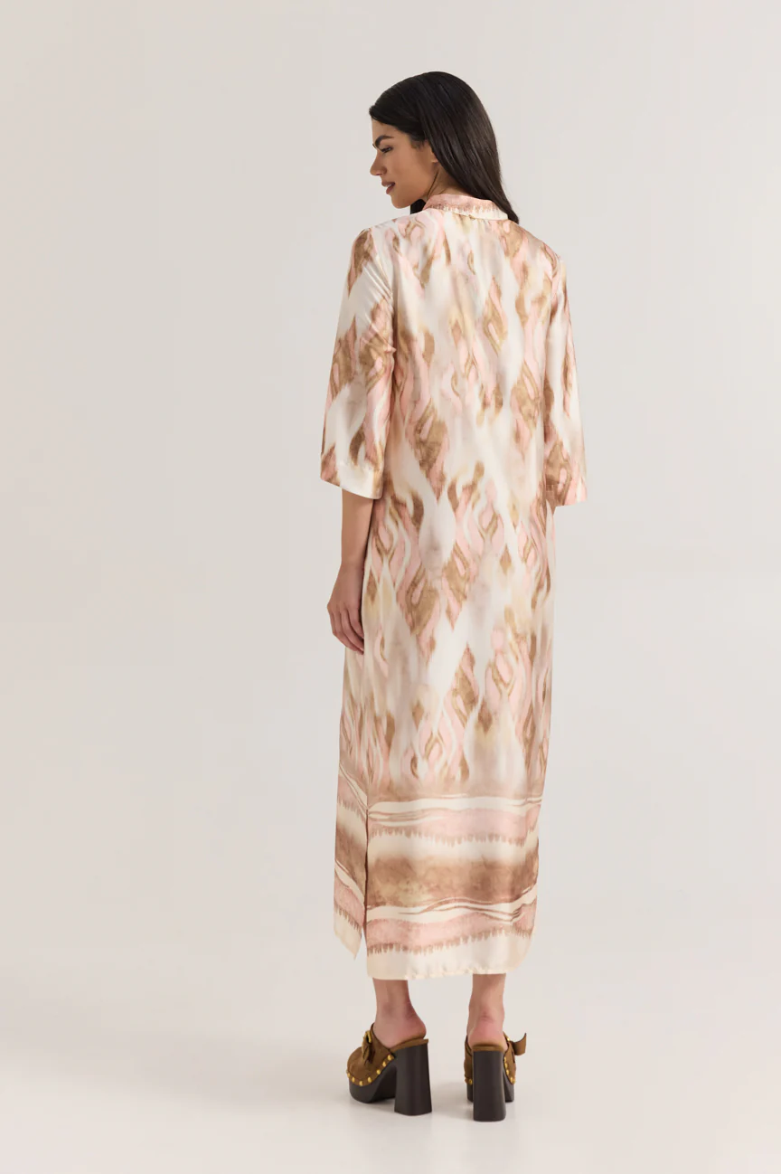 Kaftan dress silk