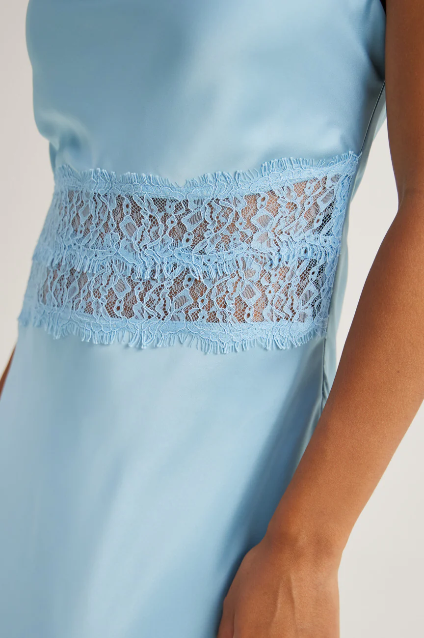 Silk lace dress