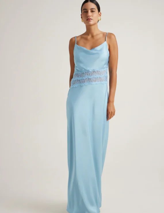 Silk lace dress