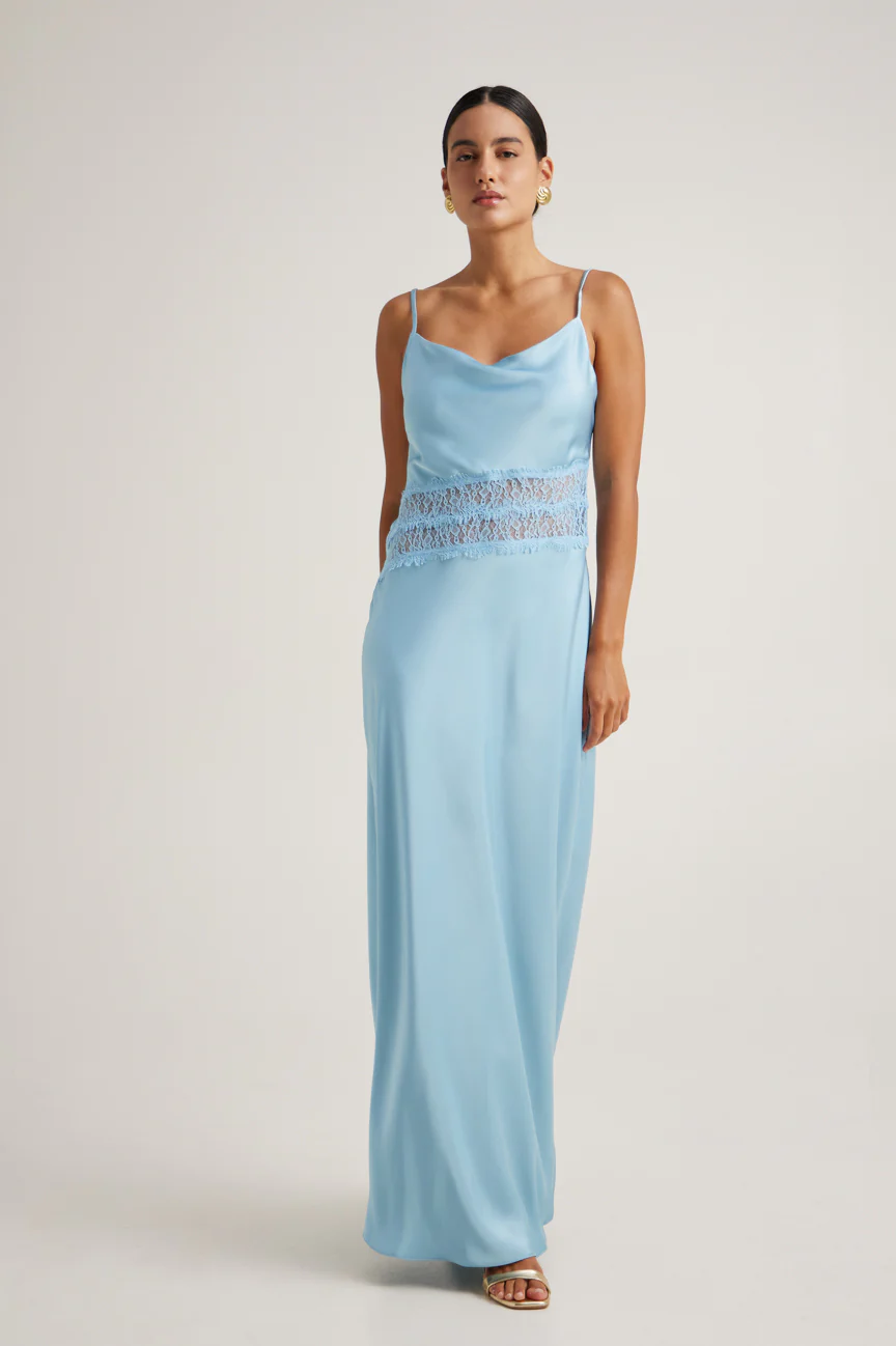 Silk lace dress