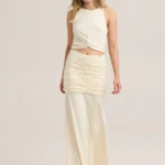 Skirt set with crop