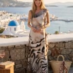 Animal print dress