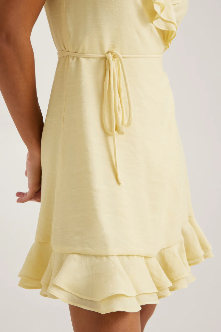 Short ruffle dress
