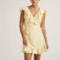 Short ruffle dress