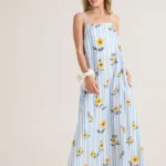 Maxi flower dress