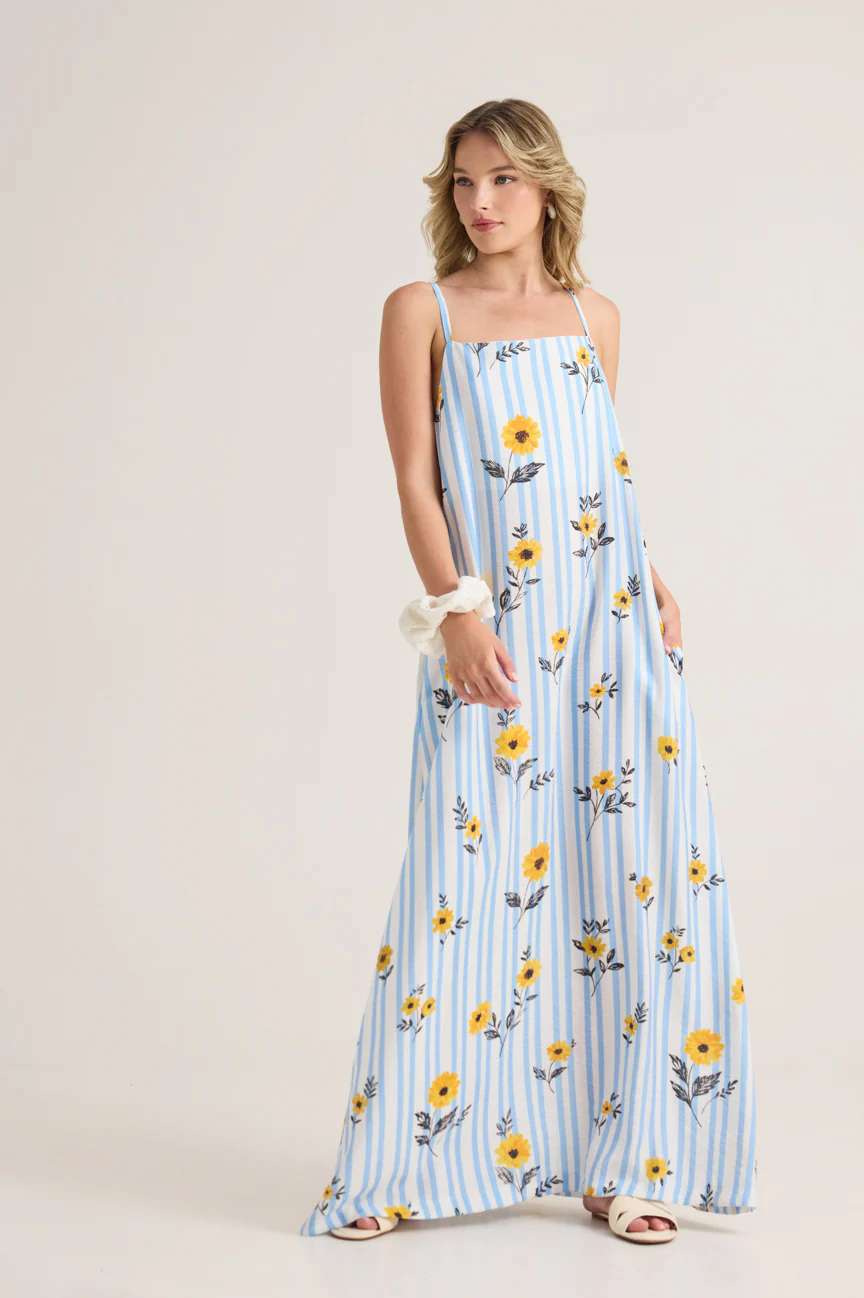 Maxi flower dress