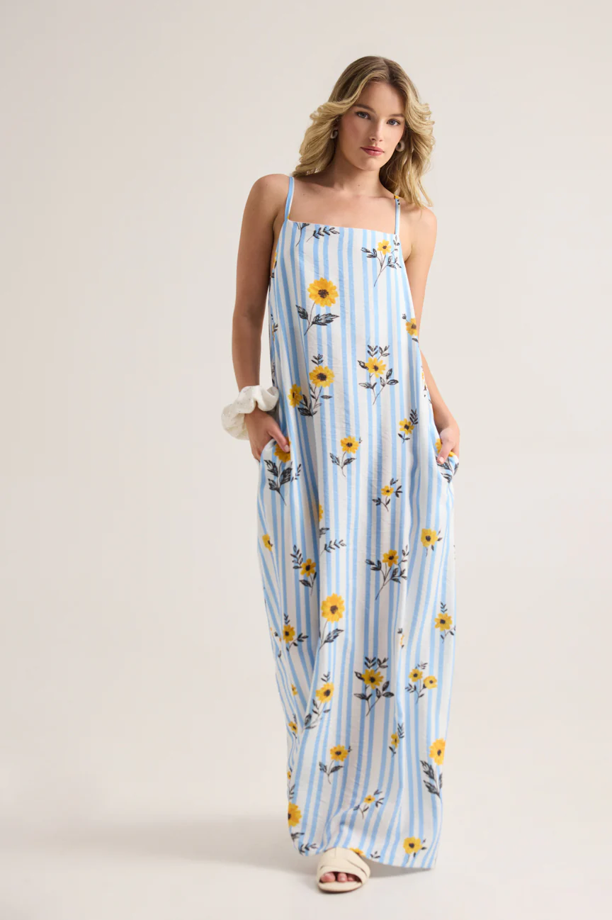 Maxi flower dress
