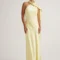Silk dress with scarf
