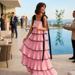 Event ruffles dress