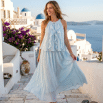 Set top with skirt
