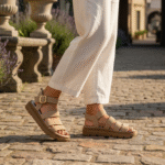 Leather sandals