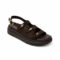 Leather black sandals