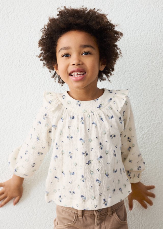 Girl print blouse