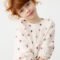 Girl print blouse