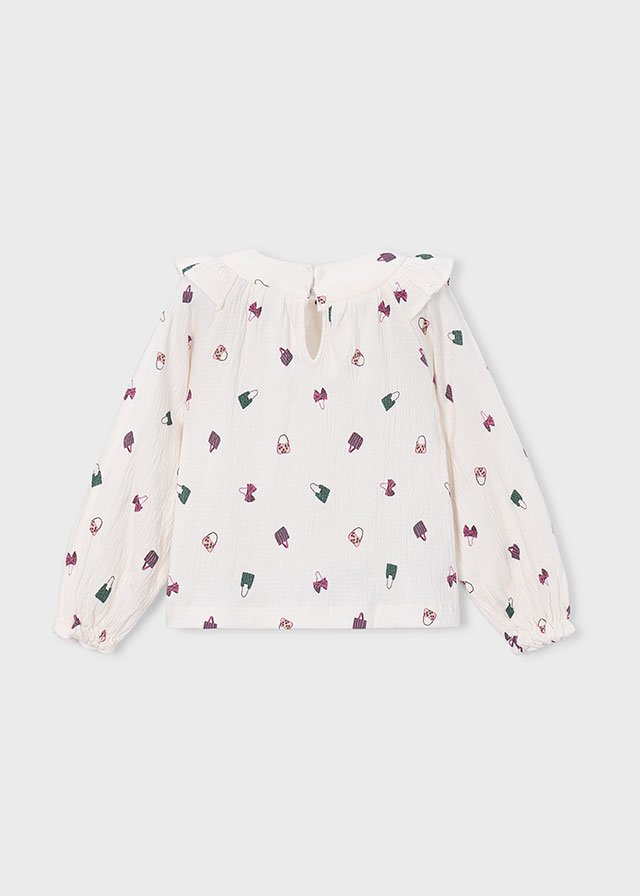 Girl print blouse