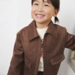 Girl suede effect jacket
