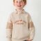 Boy Polo Collar Sweatshirt With Stripes