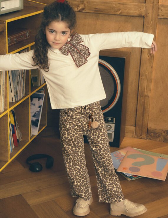 Girl twill pants
