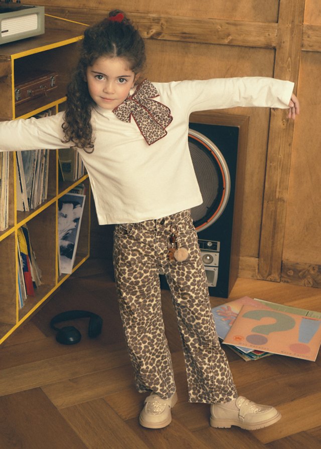 Girl twill pants
